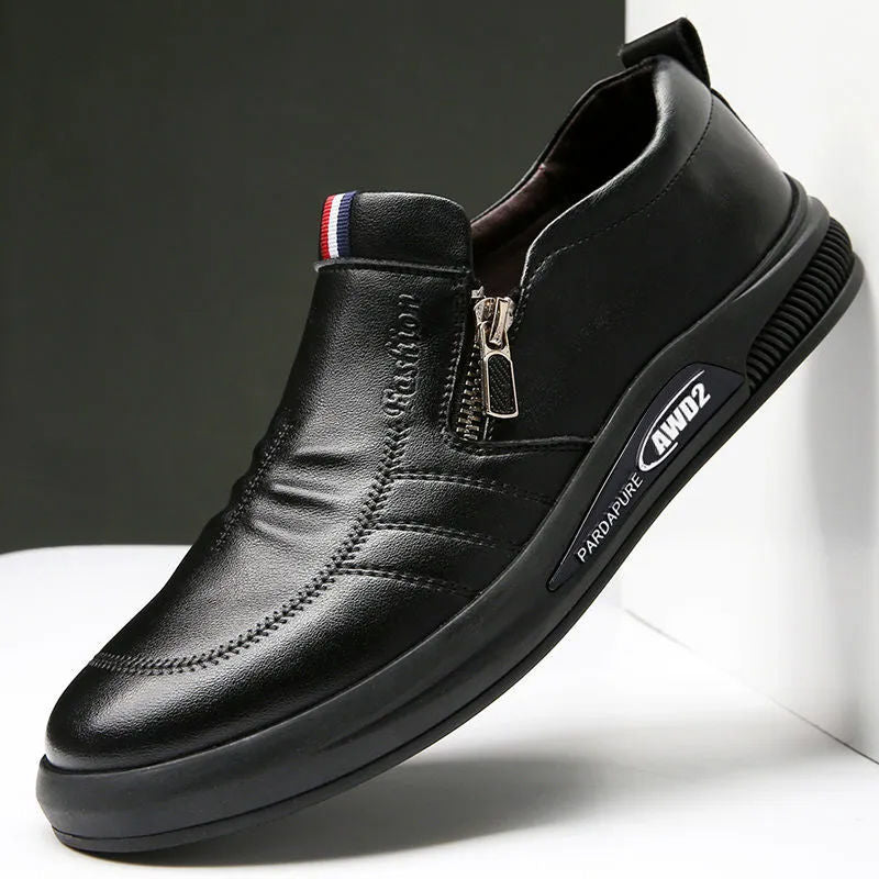 【39-44】Nuevos zapatos casuales de negocios de suela blanda para hombres