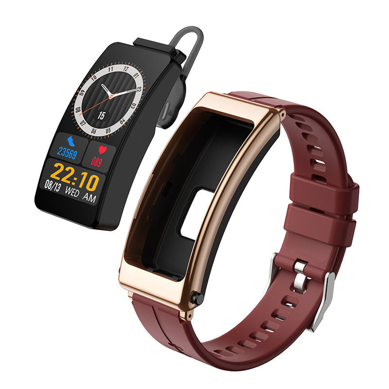 🔥nueva pulsera inteligente + auricular Bluetooth reloj inteligente dos en uno  3901153